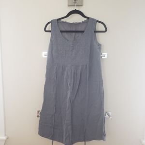 Gray Sleeveless Gap Maternity Dress, Size S